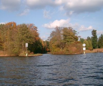 Mochgrabeneinfahrt vom Schweriner See